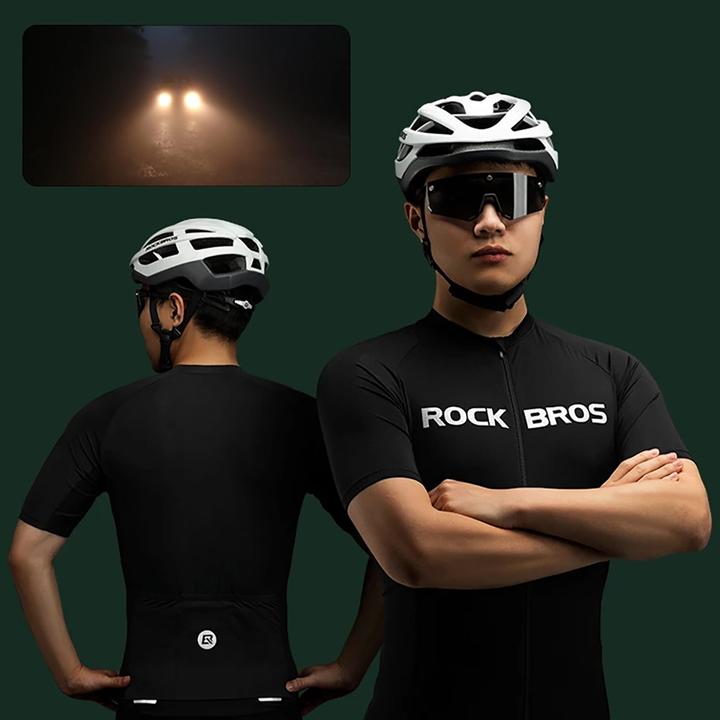 Produktbild Rockbros 15120002003 Kurzarm-Radtrikot L - Schwarz (L)
