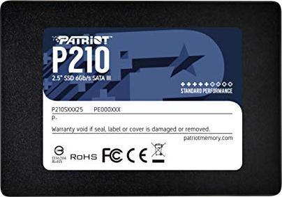 Produktbild Patriot SSD||P210|2TB|SATA 3.0|Schreibgeschwindigkeit 430 MByte (2000 GB, 2.5")