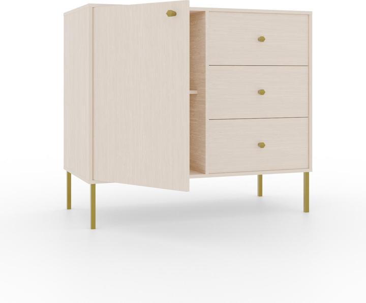ADRK Furniture Tili 1D 3S ladekast (83,5 x 41 x 74 cm)
