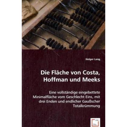 Die Fläche von Costa, Hoffman und Meeks, Fachbücher von Holger Lang