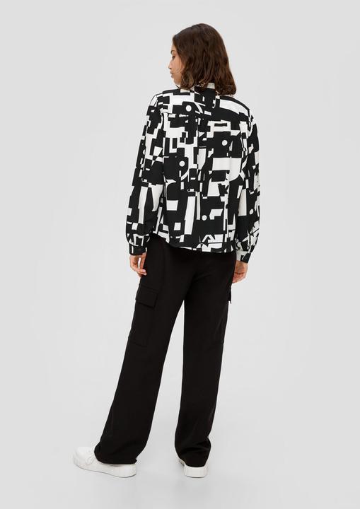 Immagine prodotto s.Oliver Hochgeschlossene Bluse mit Allover-Print (36)