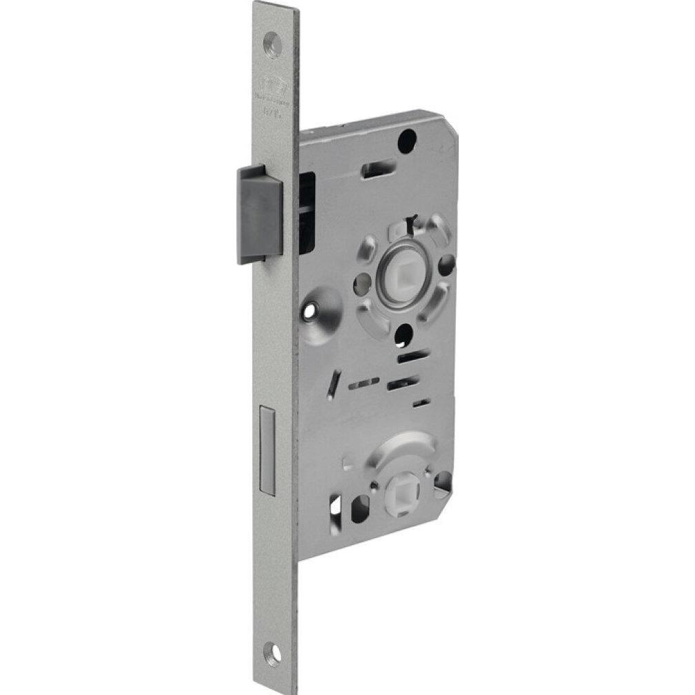 BKS, Türschloss + Schliesszylinder, Zimmertür-Einsteckschloss 0215 BAD 20/ 55/78/8 mm DIN links silber käntig Klasse 1 K...
