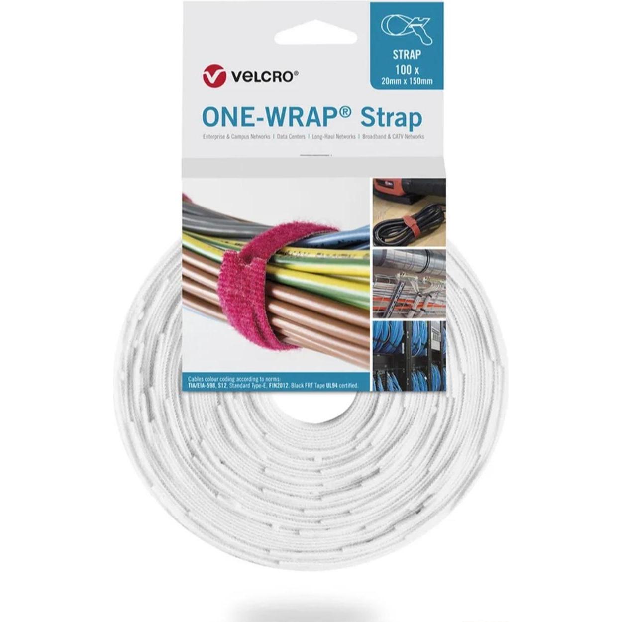 Velcro brand, Kabelbinder, Professional Markenkabelbinder (Klettkabelbinder, 330 mm, 100 Stk.)