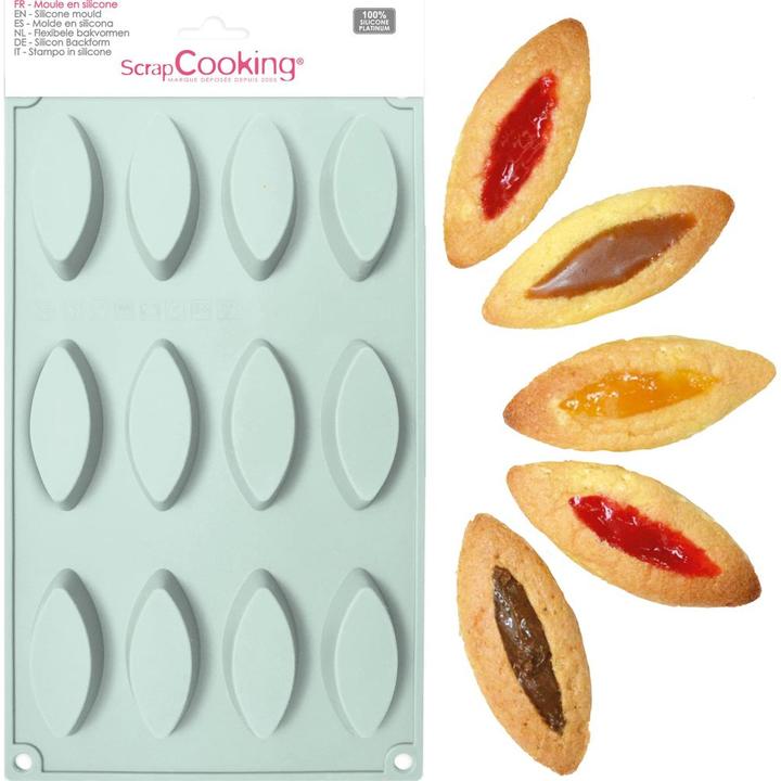 Produktbild ScrapCooking 12er Silikonbackform Barquettes