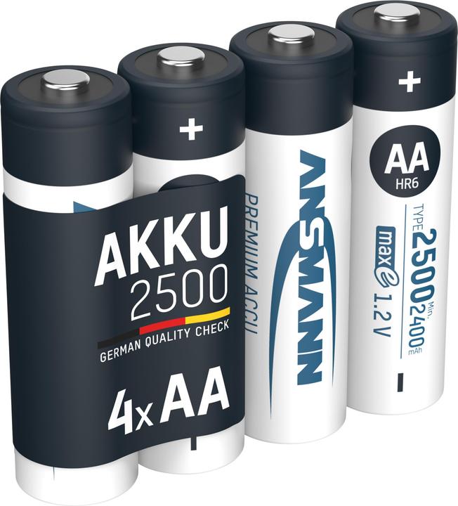 Actual product image Ansmann AA (4 pcs., AA, 2500 mAh)