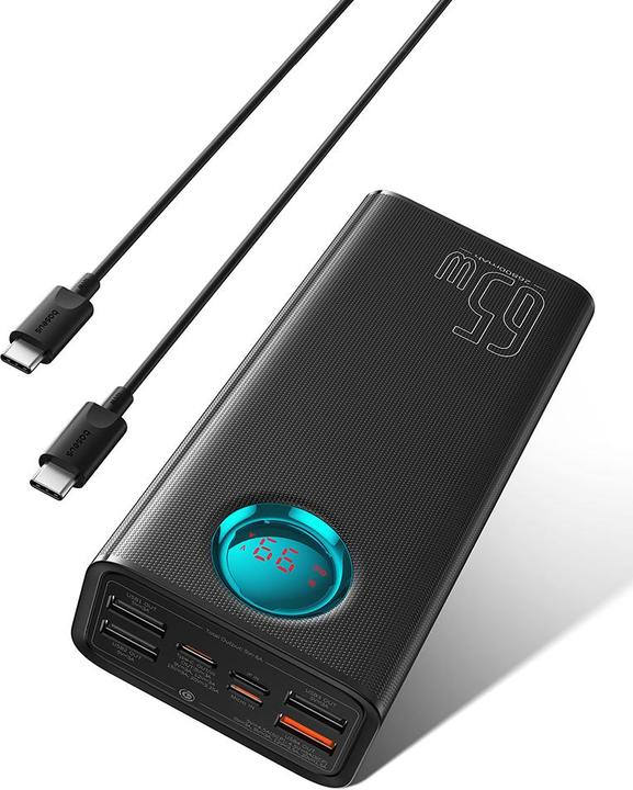 Actual product image Baseus Amblight Digital Display Charger (26800 mAh, 65 W)