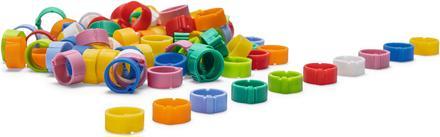 Actual product image Fauna CLICK RINGS 12MM MIX 100X