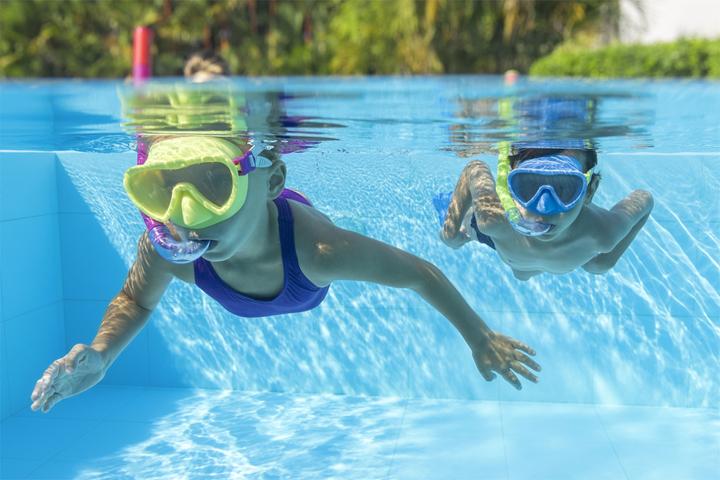 Produktbild Bestway Tauchset Blaue Maske, Flossen, Schlauch 25039