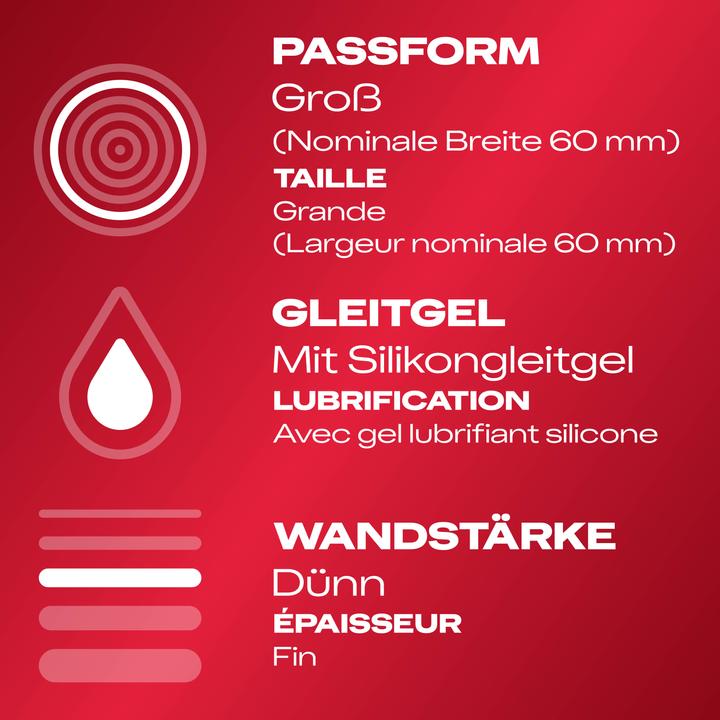 Produktbild Durex Gefühlsecht Extra Gross (10 Stk.)