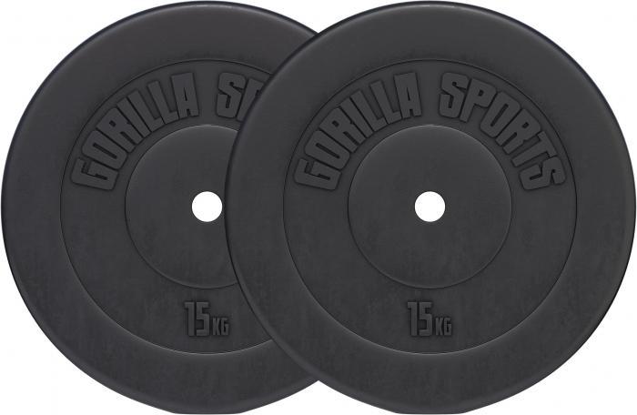 Actual product image Gorilla Sports Weight plates (2 x 15 kg)