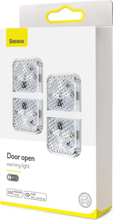 Actual product image Baseus Door open warning light2pcs/packWhite