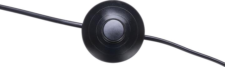 Image du produit Beliani Lampadaire noir 188 cm rond pied en marbre BENUE