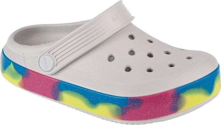 Actual product image Crocs Off Court Glitter Band Kids Clog 209714-1FS - (38)