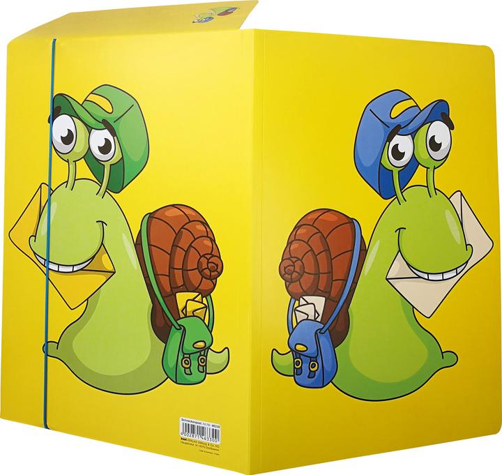 Immagine prodotto Magni 46330 - Cartella postale "Snail mail" 240 x 330 mm, DIN A4, con chiusura elastica, 1 pz. (A4, 1x)