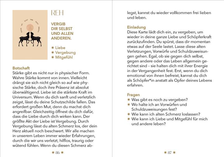 Actual product image Spiritual messages from your Animal Spirit (German, Laura Malina Seiler, 2024)