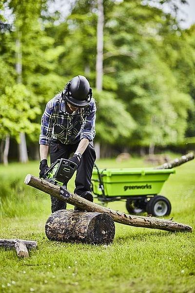 Produktbild Greenworks Kettensäge 40V 30 cm G40CS30II - 2007807 (Akku Kettensäge)