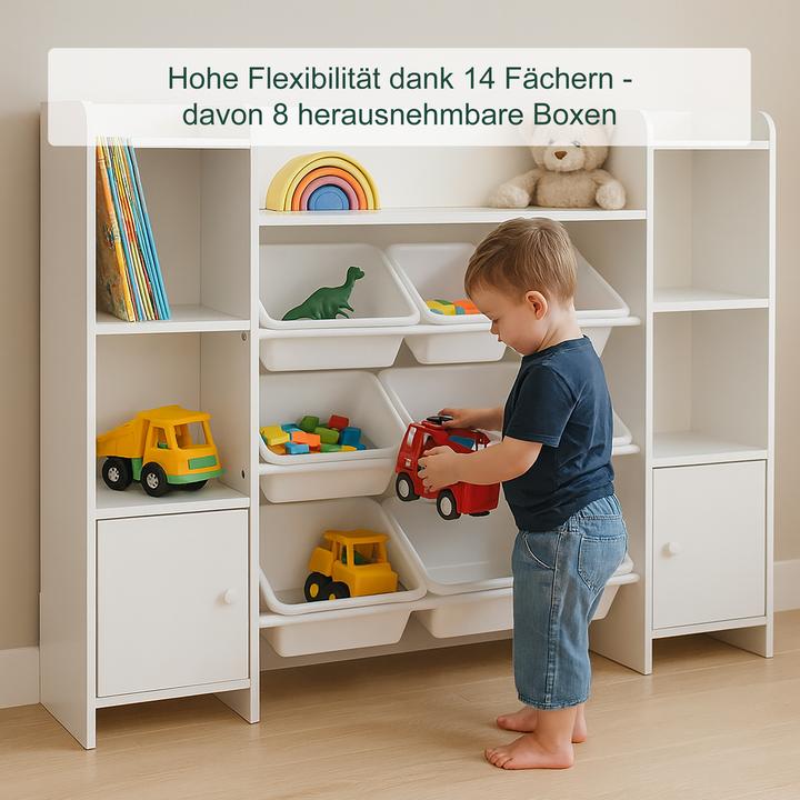 Actual product image Relaxdays Kinderregal gross mit Boxen