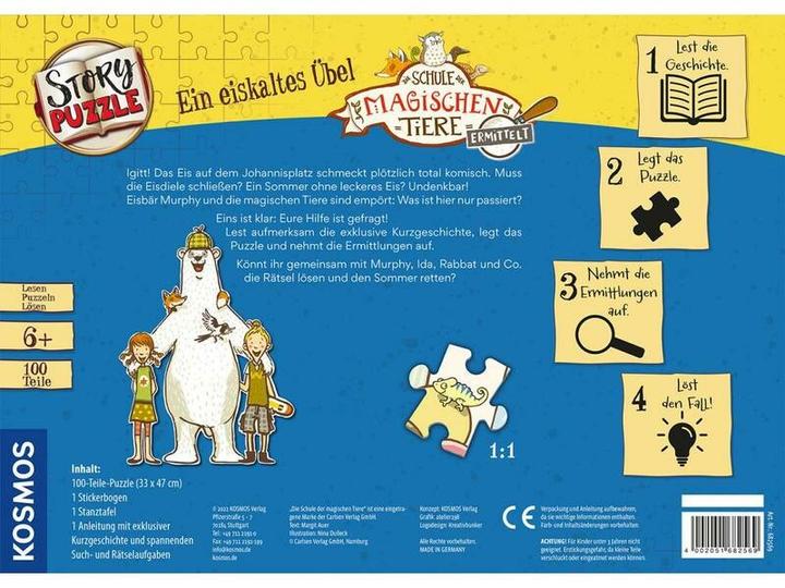 Actual product image Kosmos Story puzzle: The school of magical animals investigates (100 pieces)