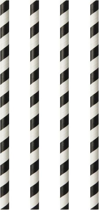 Schwarz-weiss gestreift