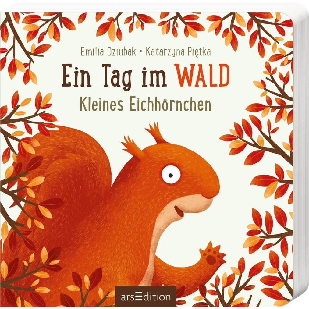 Ein Tag im Wald: Kleines Eichhörnchen, Kinderbücher von Emilia Dziubak