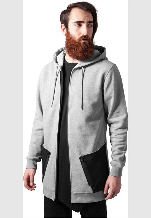 Produktbild Urban Classics Long Peached Tech Zip Hoody (S)