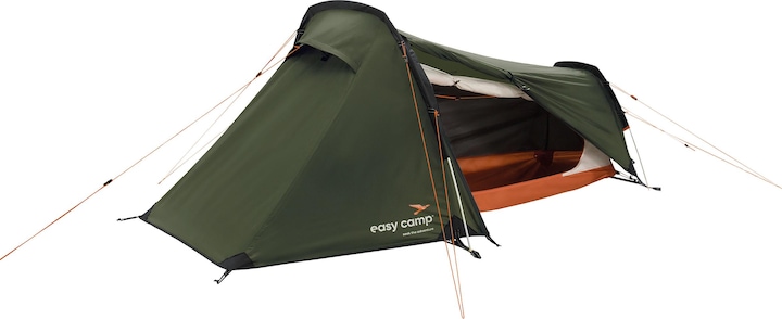 Produktbild Easy Camp Tunnelzelt Sarek 1 (dunkelgr?n/orange, Modell 2025) (Tunnelzelt, 1.80 kg, 1 Person)