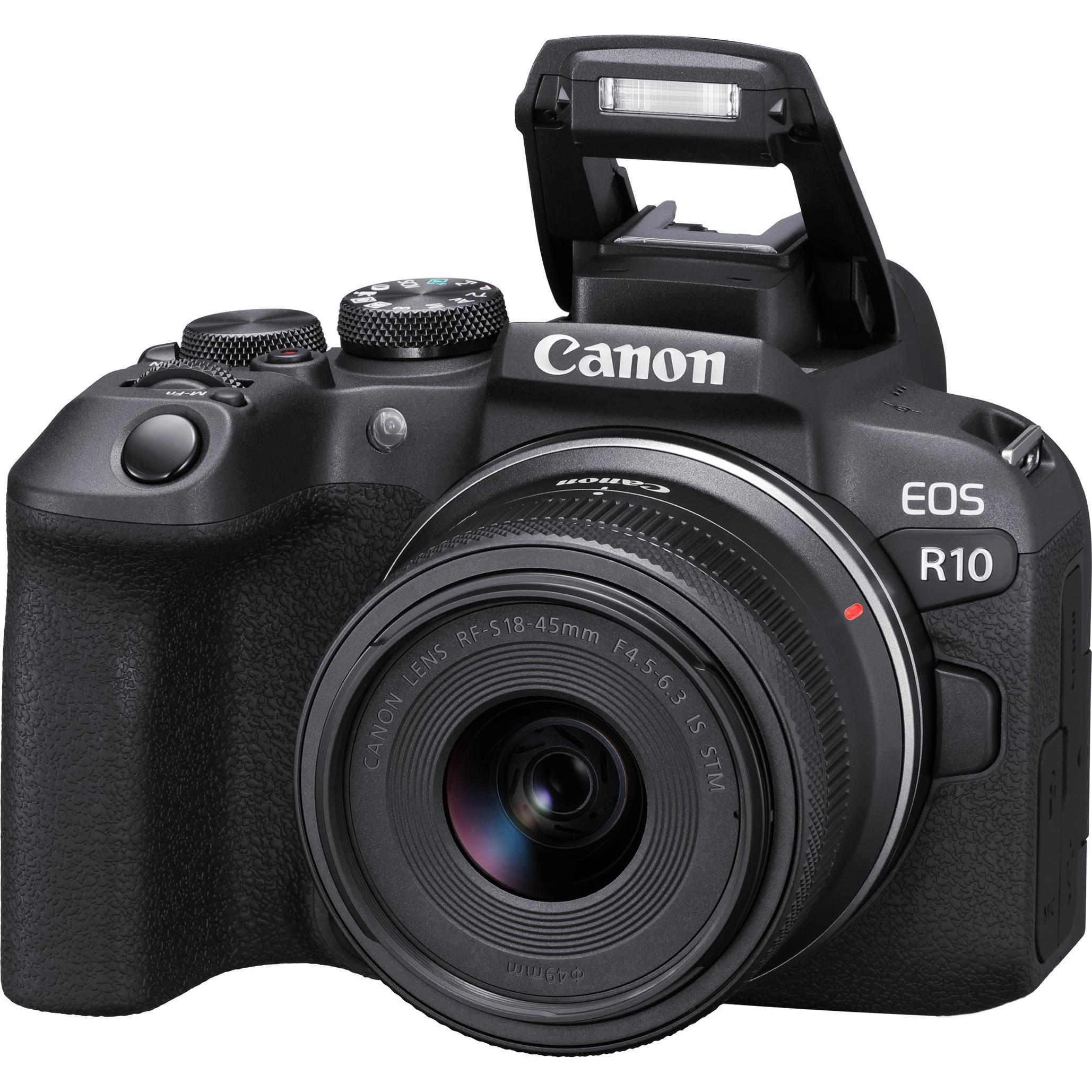 Thumbnail - Canon EOS R10 Kit (18 - 45 mm, 24.20 Mpx, APS-C / DX), Kamera, Schwarz