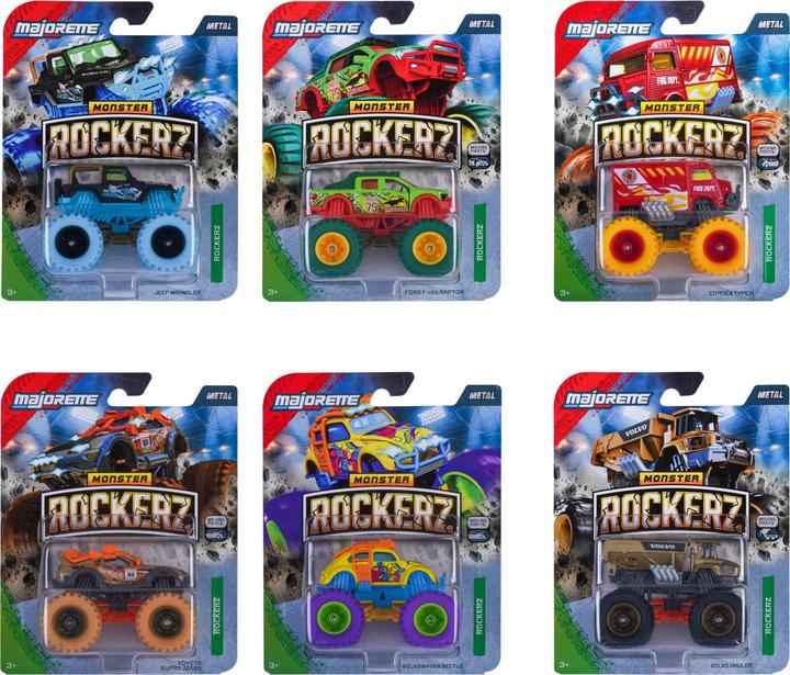Actual product image Majorette Monster Rockerz, 6-sort.
