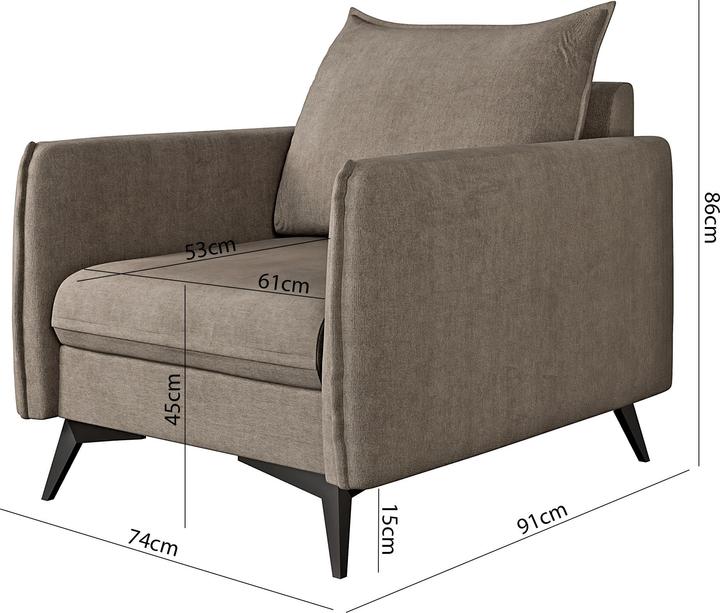 Immagine prodotto Ropez Juli Bis (3 posti, Set di tappezzerie, 2 posti, 1 posto)