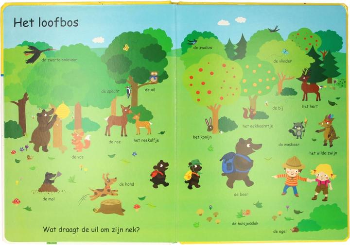 Actual product image Wins Holland Search for animals in the book picture dictionary