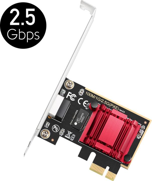 Cudy PE25 network card Internal Ethernet (Mini PCI Express)