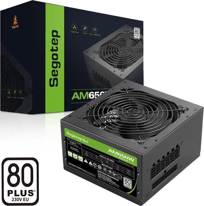 Productafbeelding Segotep AM650 650W Full Modular Power Supply (650 W)