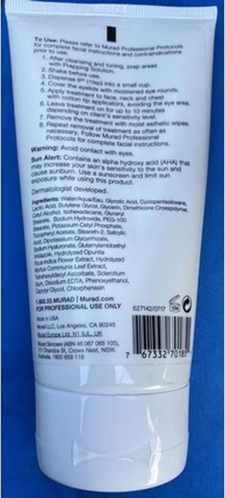 Image du produit Murad Technoceuticals Peel Intensif IP5 120ml (Exfoliant nettoyant, 120 ml)