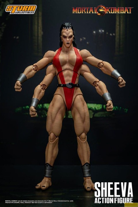 Actual product image Storm Collectibles Mortal Kombat figurine 1/12 Sheeva 18 cm