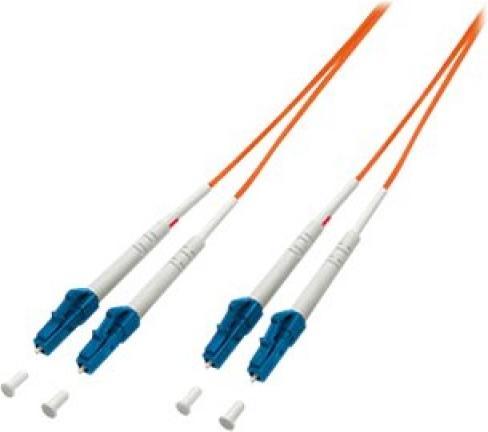 Actual product image equip FO patch cable LC->LC multimode duplex OM3 turk (CAT8.1, 3 m)