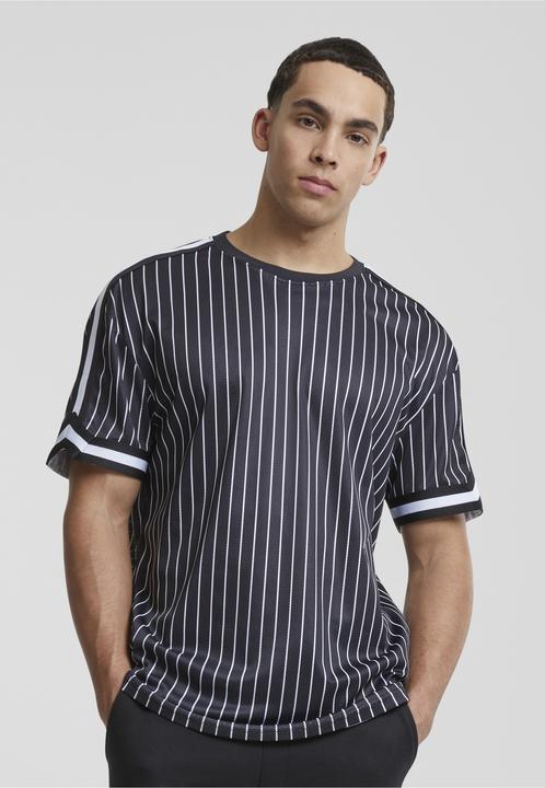 Produktbild Urban Classics Oversized Striped Mesh Tee - 138093 (S)