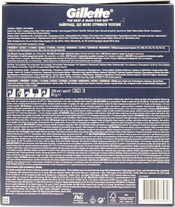 Produktbild Gillette Mach3 Charcoal