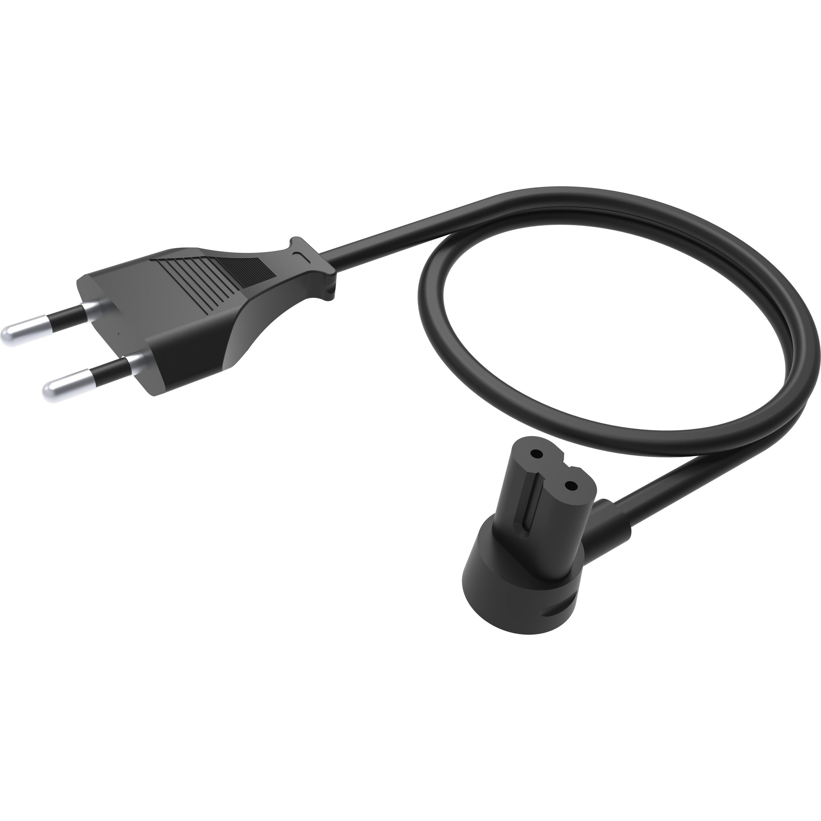 Thumbnail - Flexson CABLE ALIM ERA COURT - NoirCable alimentation 0,35cm (0.35 m), Stromkabel