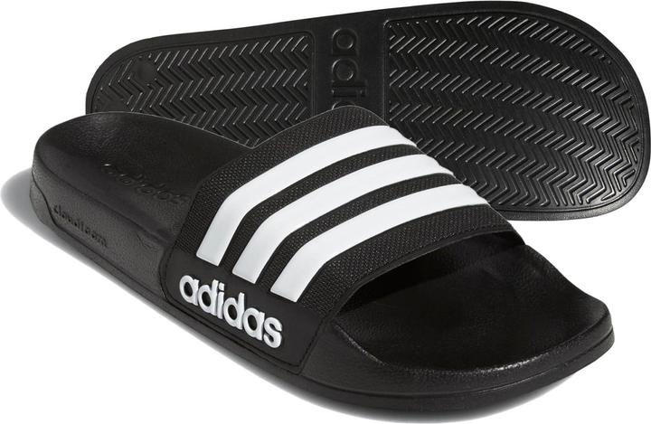 adidas Unisex Adilette Shower Slide Sandal, Zwart, 46 EU (46)