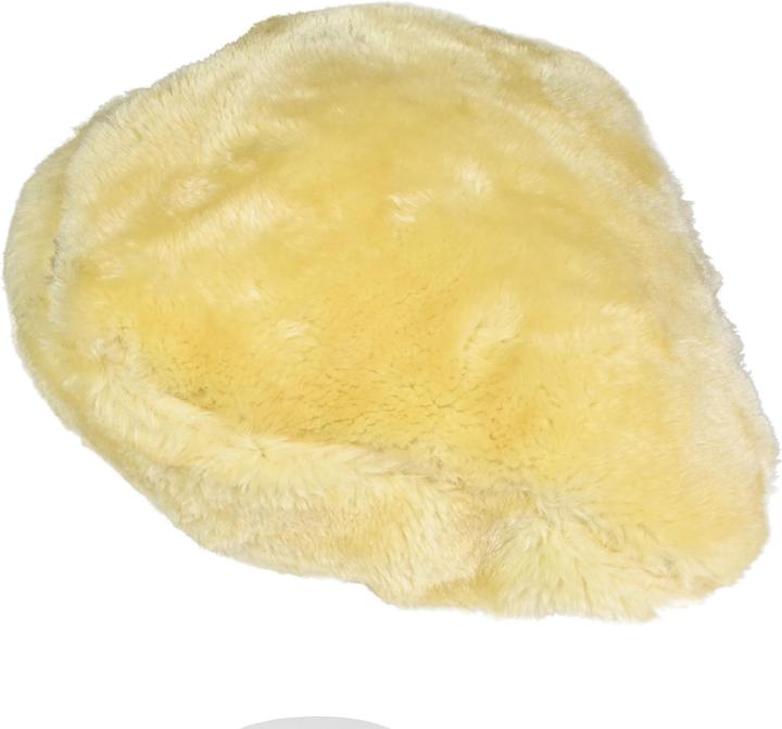 Actual product image Benson Saddle cover fur soft beige