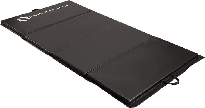 Actual product image HMS Folding gymnastics mat Premium MGS01 2400x1200mm, black (50 mm)