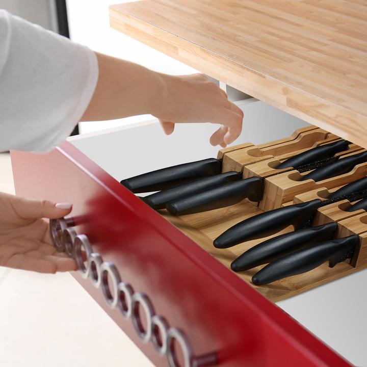 Image du produit Relaxdays Range-couteaux tiroir