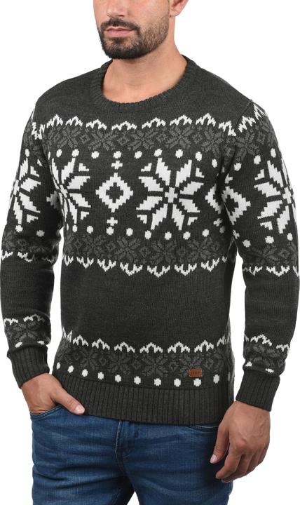 Immagine prodotto Solid Norwig Maglione In Maglia Grossa Pullover Maglieria Da Uomo Con Girocollo (L)