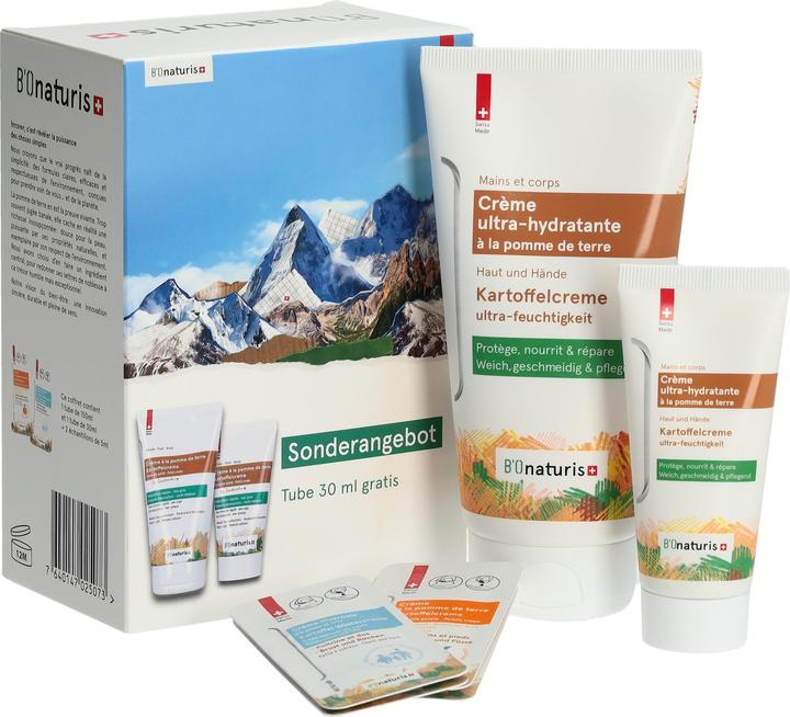 Produktbild B'Onaturis BIOnaturis Kartoffelcreme Duo 150 ml + 30 ml (Körpercreme, 180 ml)