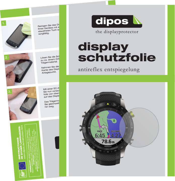 Dipos 6 Pellicole Protettive Antiriflesso Per Orologi 22mm - Opache, Anti-impronta, Protezione Schermo, Made In Germany