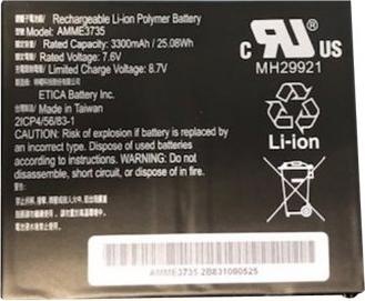 Produktbild Zebra BTRY-ET5X-8IN3-01 Ersatzteil für Tablets Akku