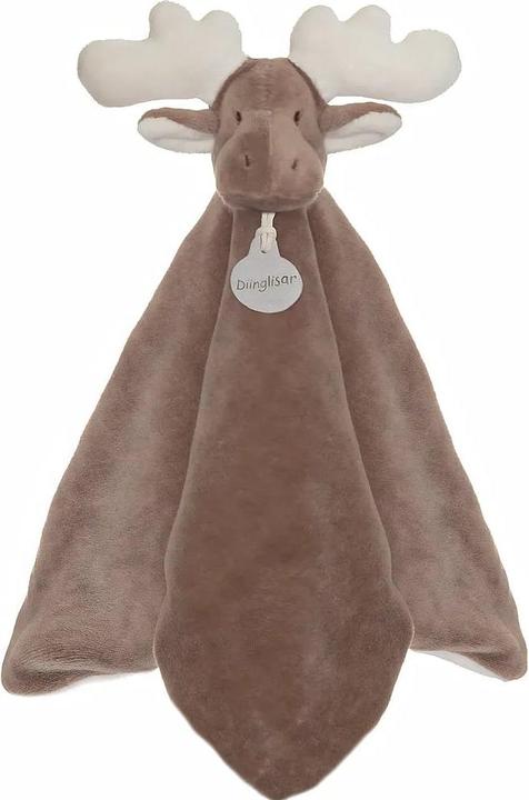 Teddykompaniet Diinglisar Organic, alce di stoffa da coccolare