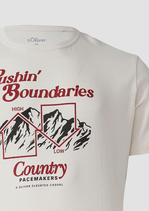 Actual product image S.Oliver T-Shirt T-Shirt mit Frontprint (4XL)