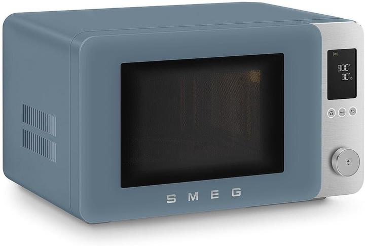 Productafbeelding Smeg Kombi-Mikrowelle MOC02SBMEU, 9 Fkt, 2100W, Sturmblau matt (27 l)