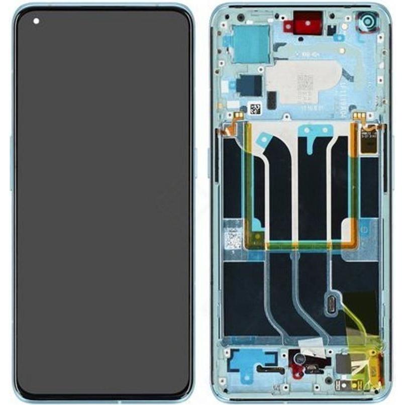 Thumbnail - realme LCD + Touch + Frame für RMX3300, RMX3301 GT 2 Pro - titanium blue, Weiteres Smartphone Zubehör, Blau